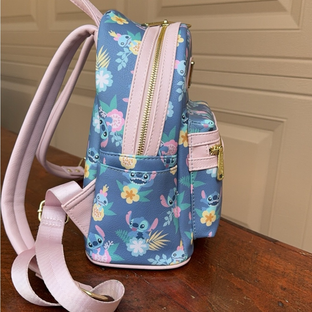 Disney land STITCH small backpack! Used once! Perfect for vacation!